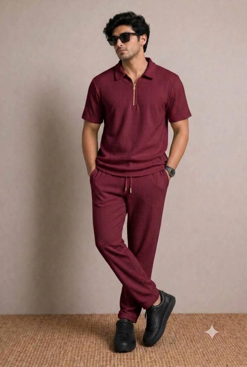 Polo and Trouser (Black)