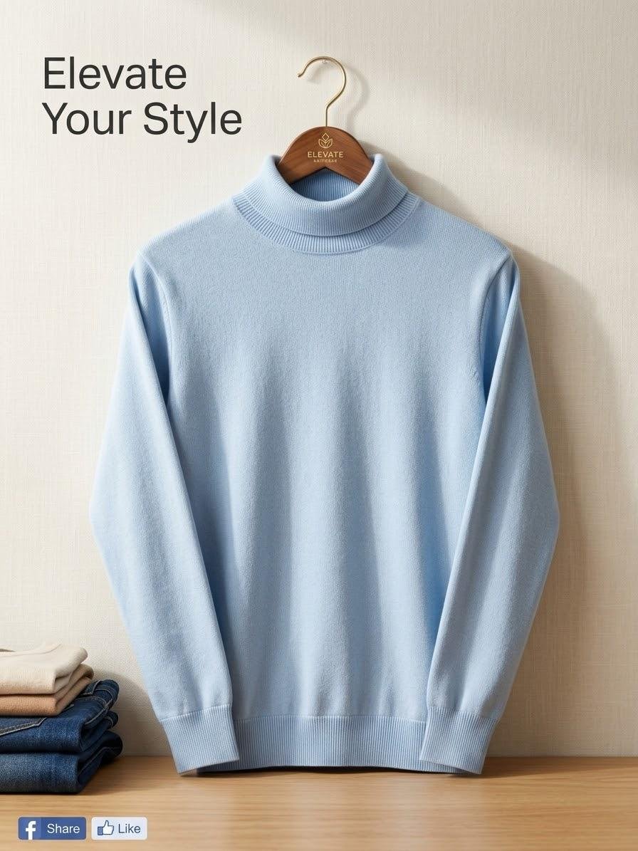 High Neck (Sky Blue)